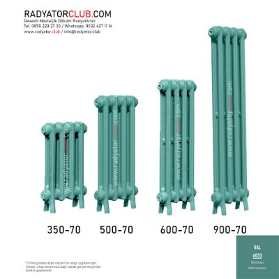 Perkolon 900-70 Dokum Radyatör Markalari 6 kolon ral 6033